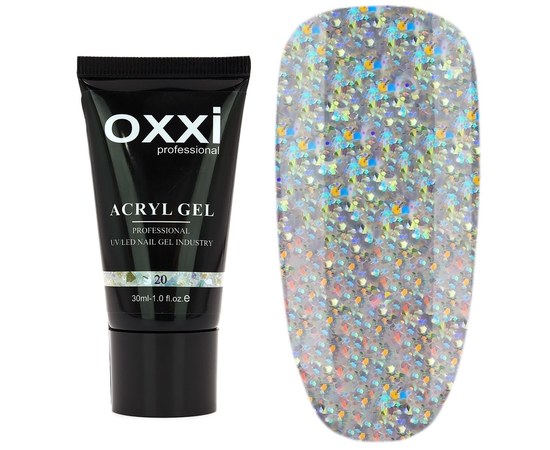 Изображение  Oxxi Professional Acryl Gel 30 ml, No. 20, Volume (ml, g): 30, Color No.: 20