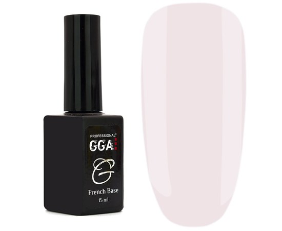 Изображение  Base for gel polish GGA Professional French Base 15 ml, No. 08, Color No.: 8