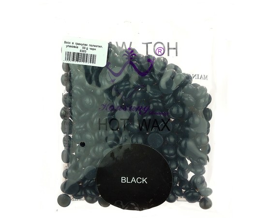 Изображение  Wax 50 g in granules for depilation Konsung Beauty, black