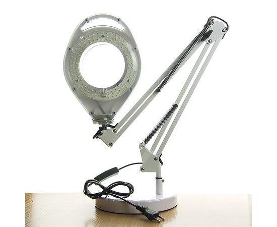 Изображение  Table magnifying lamp with LED light