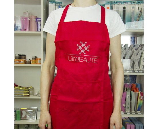 Изображение  Hairdressing apron Lilly Beaute Code 8375 red