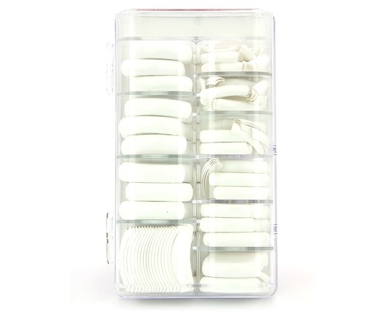 Изображение  Tips Lilly Beaute for nail extension 500 pcs, white