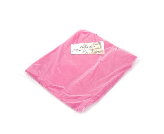 Изображение  Халат кимоно одноразовый Doily с поясом M, розовый