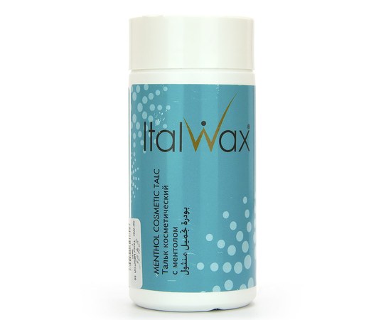 Изображение  Cosmetic talc Ital Wax with menthol, 50 g
