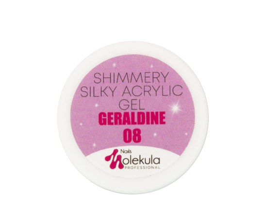 Изображение 2 Акрил-гель Nails Molekula Shimmery Silky Acrylic Gel Geraldine № 08