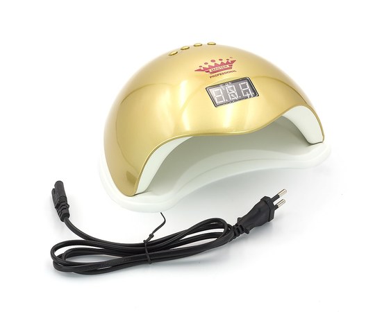 Зображення 2 Лампа для манікюру SUN 5 UV + LED 48 Вт Master Professional, золото