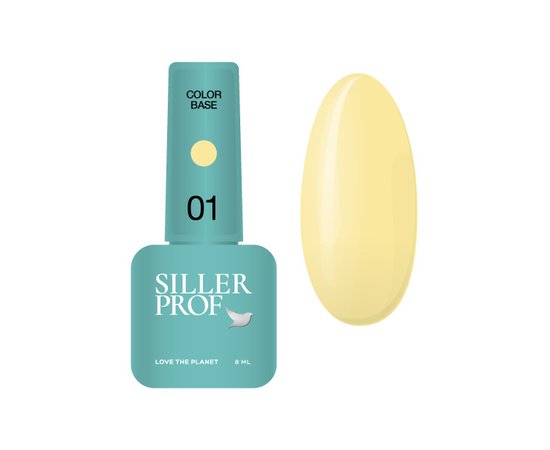 Изображение  База для гель лака Siller Professional Base Color 8 мл, № 001, Вариант: 001