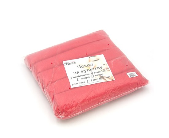 Изображение  Protective cover for the couch 5 pcs, 0.8 x 2.2 m with elastic band, red