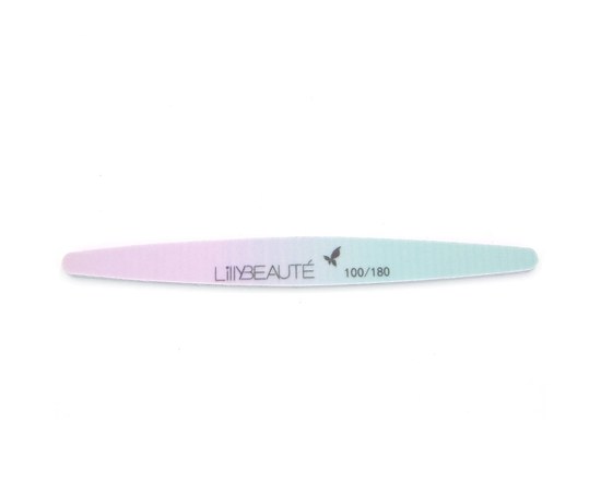 Изображение  Nail file 100/180 grit double-sided rhombus Lilly Beaute