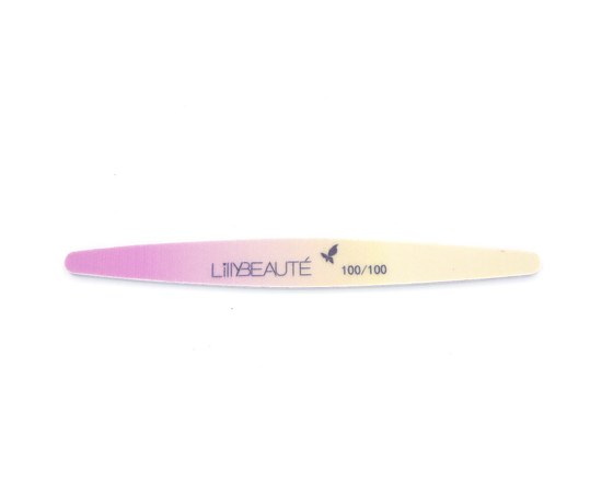 Изображение  Nail file 100/100 grit double-sided rhombus Lilly Beaute