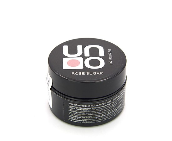 Изображение  UNO Builder UV Gel 15 ml, Rose sugar