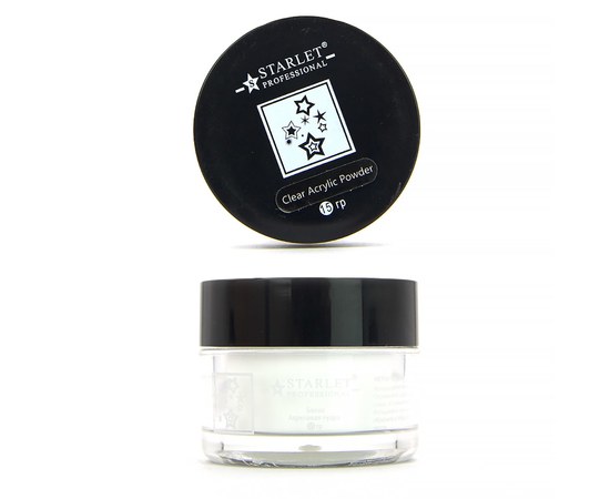 Изображение  Acrylic powder for nails Starlet Professional 15 g, Transparent