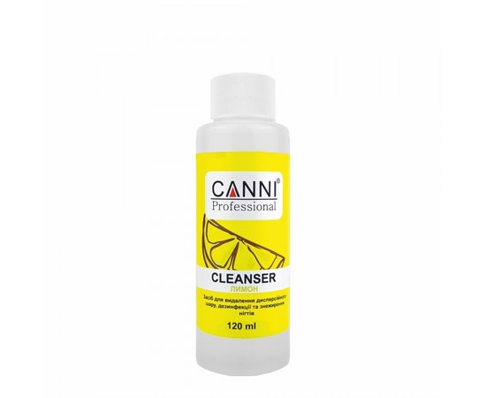 Изображение  Жидкость для снятия гель-лака, Gel remover лимон CANNI, 120 мл