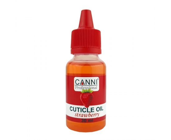 Изображение  Cuticle oil natural strawberry CANNI, 30 ml, Aroma: Strawberry, Volume (ml, g): 30