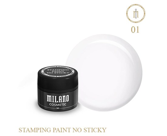 Изображение  Stamping paint non-sticky Milano Stamping Paint No. 01