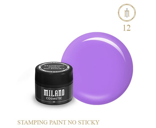 Изображение  Stamping paint non-sticky Milano Stamping Paint No. 12