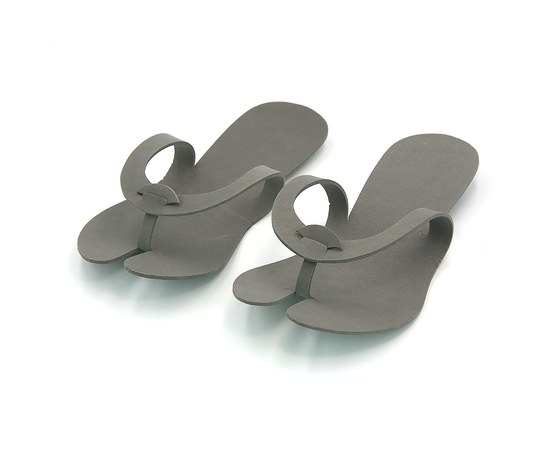 Изображение  Flip flops disposable gray
