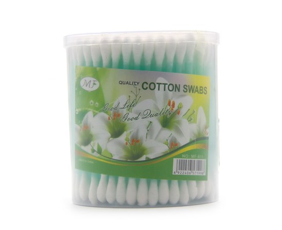 Изображение  Cotton swabs in a pack of 100 pieces, MF-811, Blue