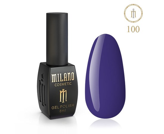Изображение  Gel polish Milano 8 ml № 100, Color No.: 100