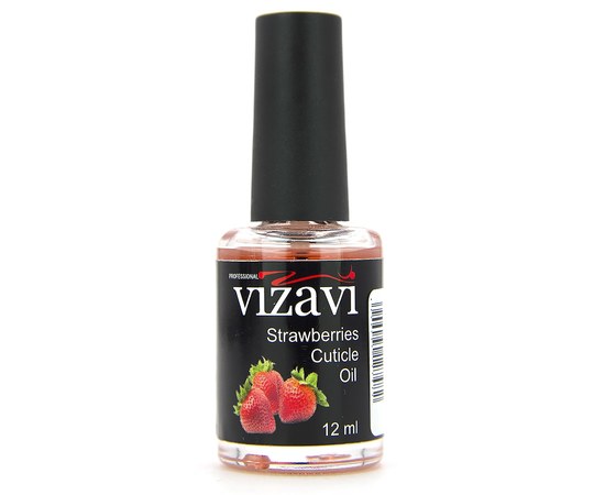 Изображение  Cuticle oil Vizavi Professional Cuticle Oil H 12 ml, strawberry, Aroma: Strawberry