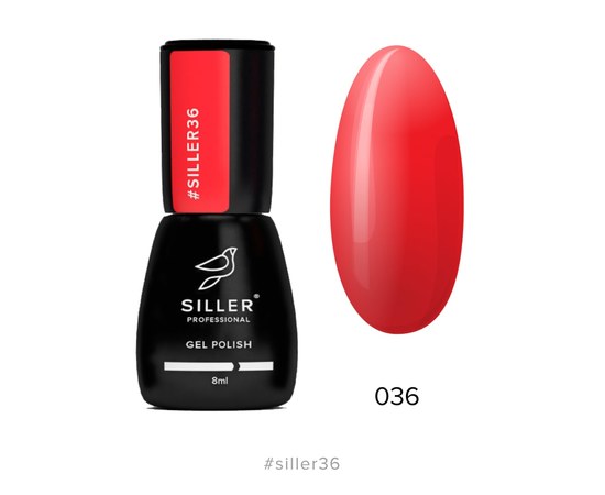 Зображення  Гель-лак для нігтів Siller Professional Classic 8 мл, № 036, Цвет №: 036
