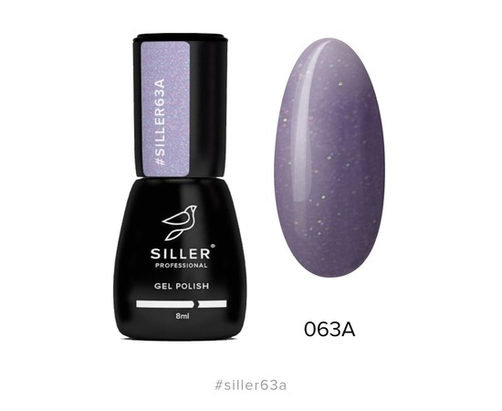 Изображение  Gel polish for nails Siller Professional Classic 8 ml, № 063A, Volume (ml, g): 8, Color No.: 063A