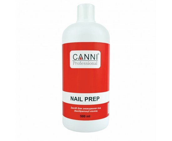 Изображение  Means for degreasing and dehydration of nails, Nail prep CANNI, 500 ml, Volume (ml, g): 500