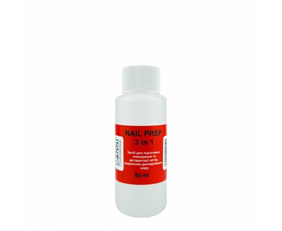 Изображение  Means for degreasing and dehydration of nails, Nail prep CANNI, 60 ml, Volume (ml, g): 60