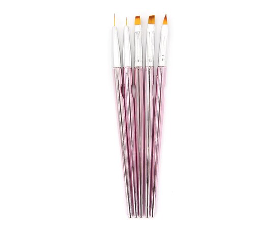 Изображение  Set of brushes for nail extension, for manicure 5 pcs