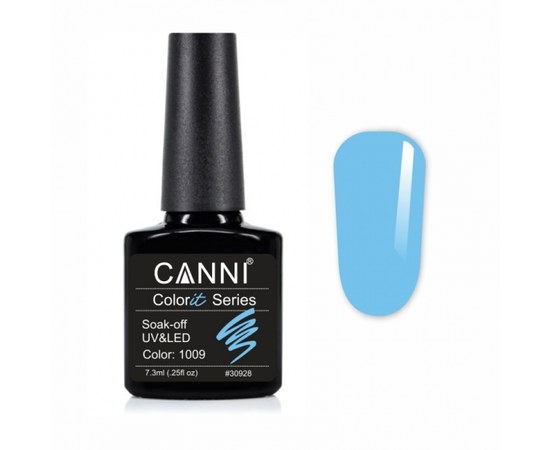 Изображение  Gel polish CANNI Colorit 1009 sky blue, 7.3 ml, Color No.: 1009
