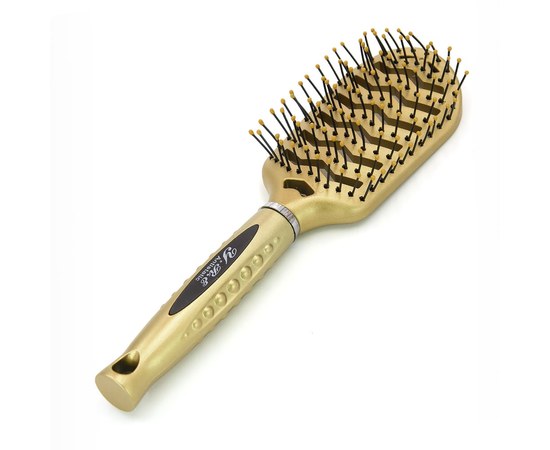 Изображение  Comb for hair styling blowing wide YRE, gold