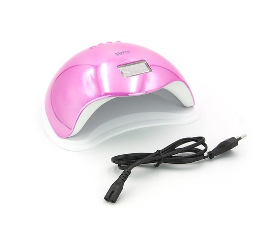 Изображение  Lamp for nails and shellac SUN 5 chameleon UV+LED 48 W Pink