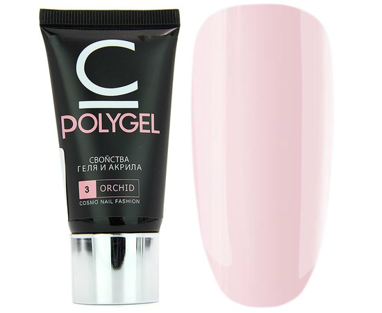 Изображение  Poly gel for nail extension Cosmo Poly UV Gel 30 ml, № 3 Orchid