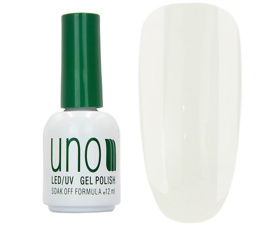 Изображение  Base for gel polish UNO Milk 12 ml Led/UV 12 ml Base № 001, Color No.: 1