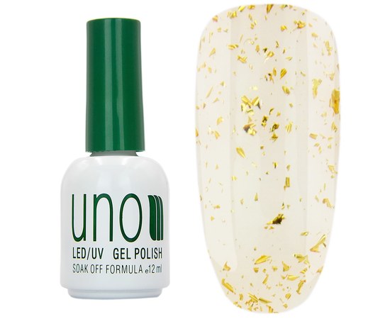 Изображение  Top for nails UNO Golden Top 12 ml, Color No.: Golden