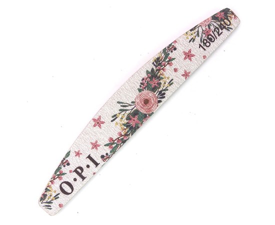 Изображение  Nail file OPI 18 cm 180/240 with flowers