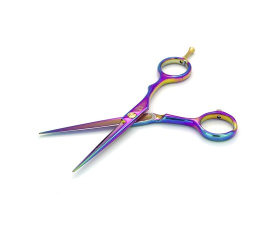 Изображение  Scissors for cutting ESTET purple chameleon 5.5