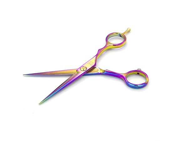 Изображение  Scissors for cutting ESTET purple chameleon 6.0