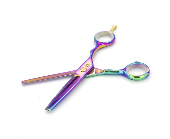 Изображение  Thinning steel scissors for cutting ESTET 5.5 chameleon