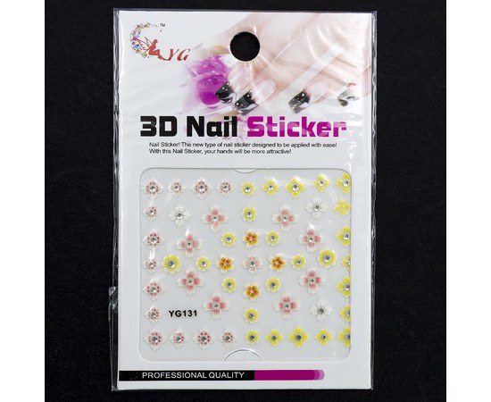 Изображение  Nail Accessory 3D Stickers YG131