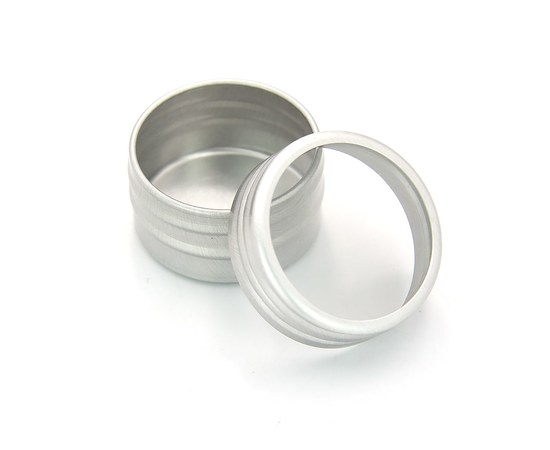 Изображение  Aluminum jar 15 ml (cosmetic container)