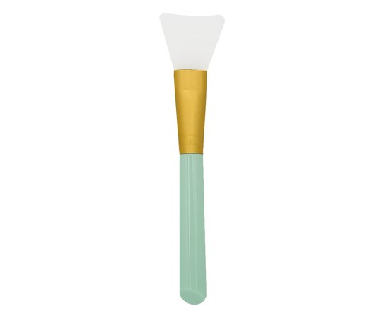 Изображение  Silicone spatula brush for mask application, green