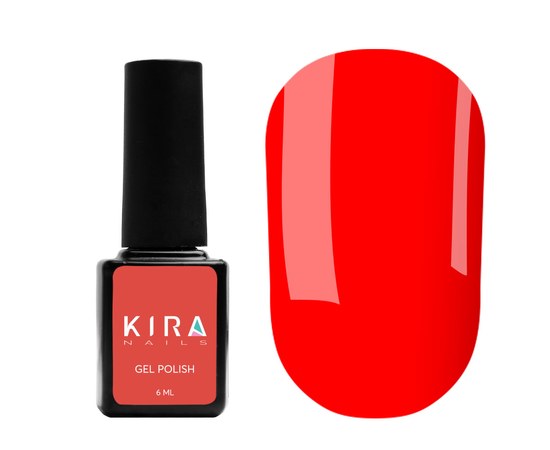 Изображение  Гель-лак Kira Nails №037 (ярко-красный, эмаль), 6 мл, Цвет: 037