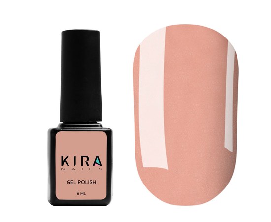 Изображение  Гель-лак Kira Nails №045 (темно-карамельный с мелким шимером), 6 мл, Цвет: 045