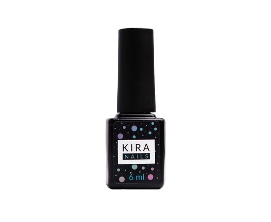 Изображение  Kira Nails No Wipe Matte Top Coat - matte fixer for gel polish without a sticky layer, 6 ml