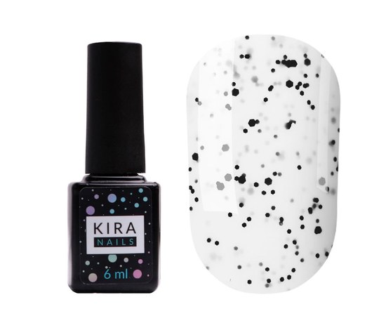 Изображение  Kira Nails Chia No Wipe Top Coat – fixer for Chia gel polish without sticky layer, 6 ml