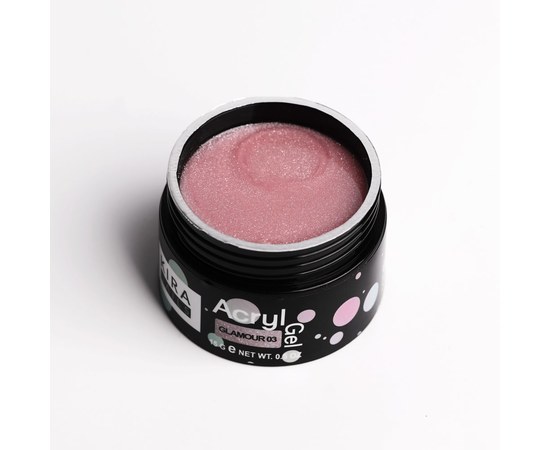 Изображение 2 Акрил-гель для ногтей Kira Nails Acryl Gel Glamour 03, 15 г