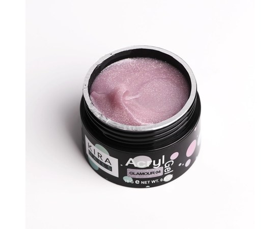 Изображение 2 Акрил-гель для ногтей Kira Nails Acryl Gel Glamour 04, 15 г