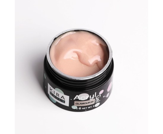 Изображение 2 Акрил-гель для ногтей Kira Nails Acryl Gel Glamour 05, 15 г