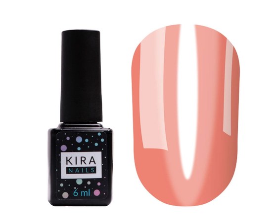 Изображение  Gel Polish Kira Nails Vitrage No. V16 (transparent pink, stained glass), 6 ml, Color No.: 16